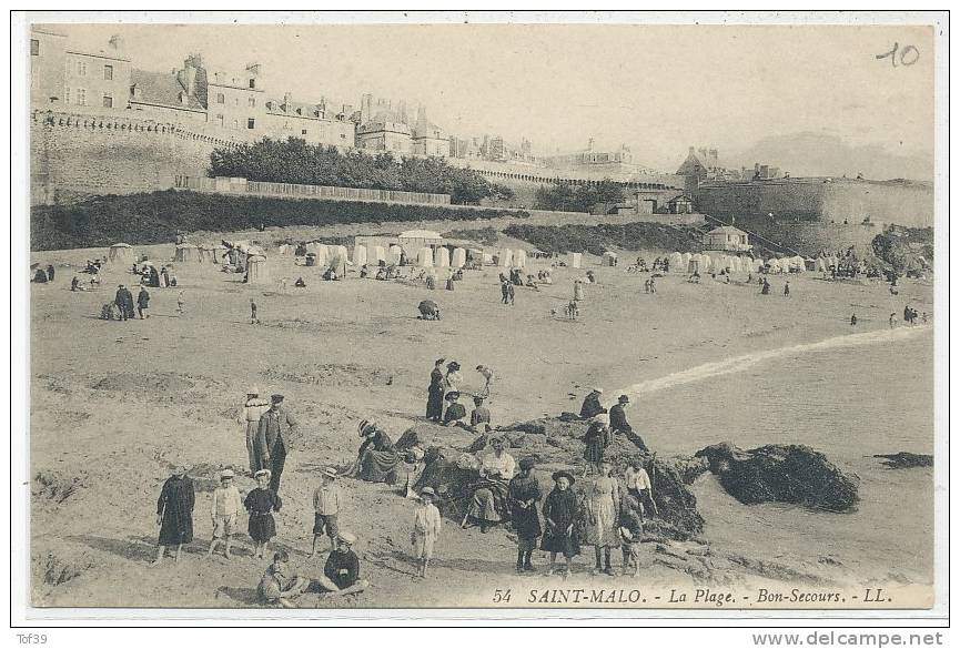 35 Saint Malo La Plage De Bon Secours - Saint Malo