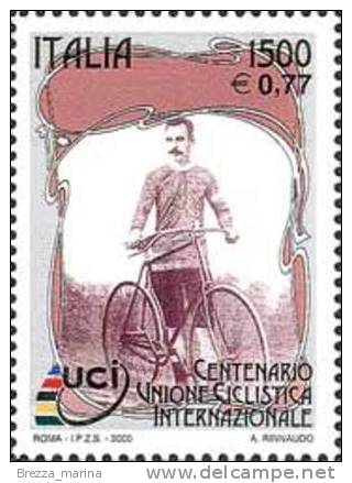 ITALIA - 2000 - Centenario Dell´unione Ciclistica Internazionale  - US - 1991-00: Oblitérés