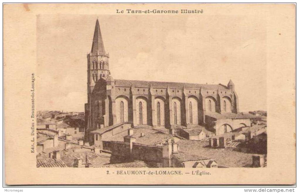 BEAUMONT-de-LOMAGNE - L'Eglise - Beaumont De Lomagne