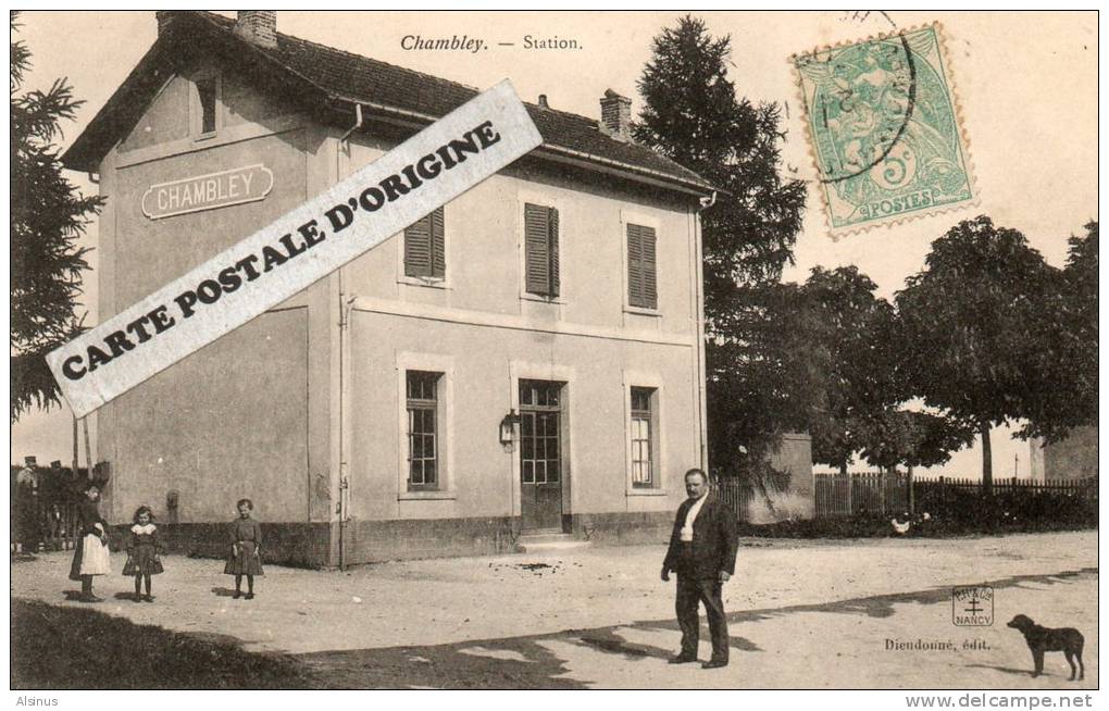 CHAMBLEY (MEURTHE ET MOSELLE) - STATION DE CHEMIN DE FER - Chambley Bussieres