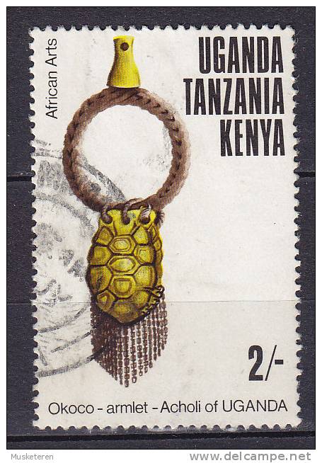 Kenya, Uganda & Tanzania 1975 Mi. 293    2 Sh Afrikanisches Kunsthandwerk - Kenya, Ouganda & Tanzanie