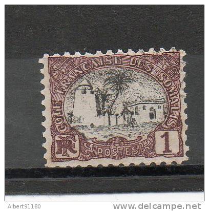 SOMALIE 1c Brun Lilas 1903 N°53 - Gebraucht