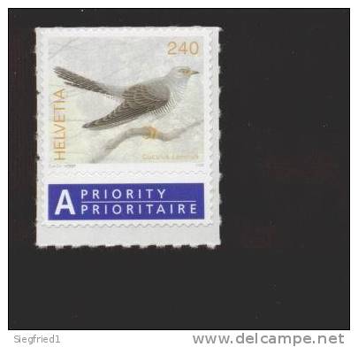 Schweiz ** 1951selbstklebend Auf Folie Rückseite Mit StrichkodierungVögel - Unused Stamps