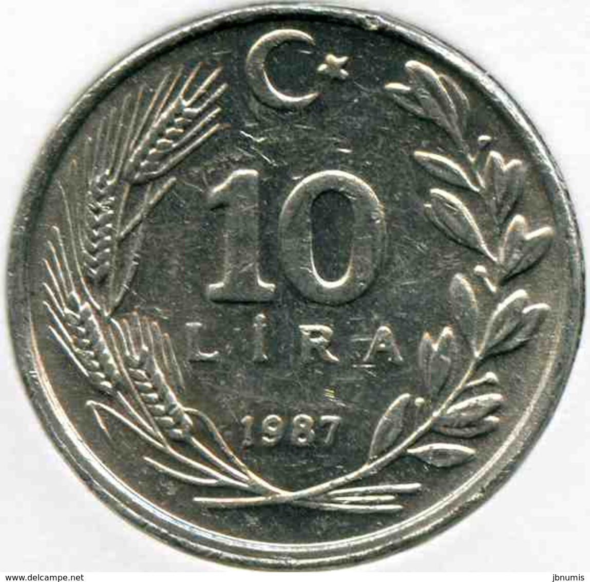 Turquie Turkey 10 Lira 1987 Alu KM 964 - Turquia