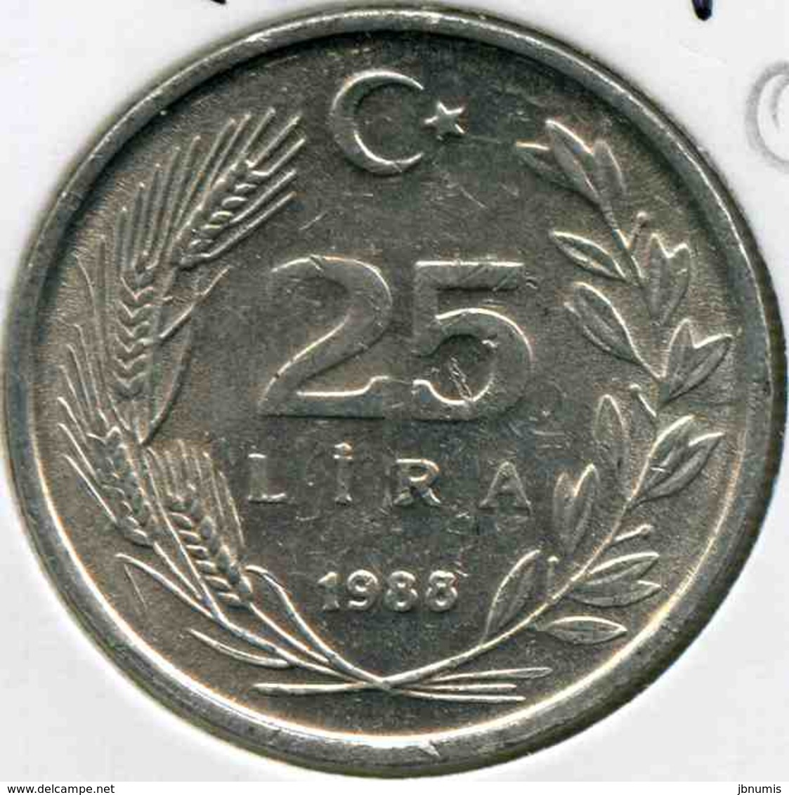 Turquie Turkey 25 Lira 1988 Alu KM 975 - Turkey