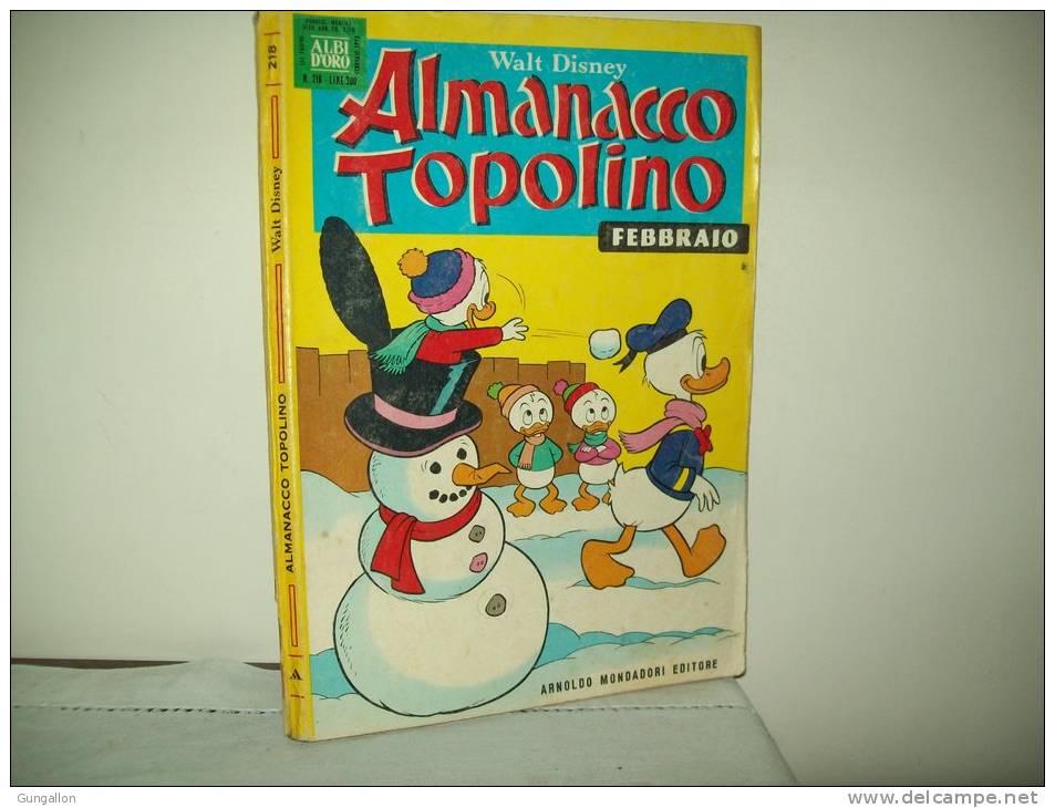 Almanacco Topolino(Mondadori 1975) N. 218 - Disney