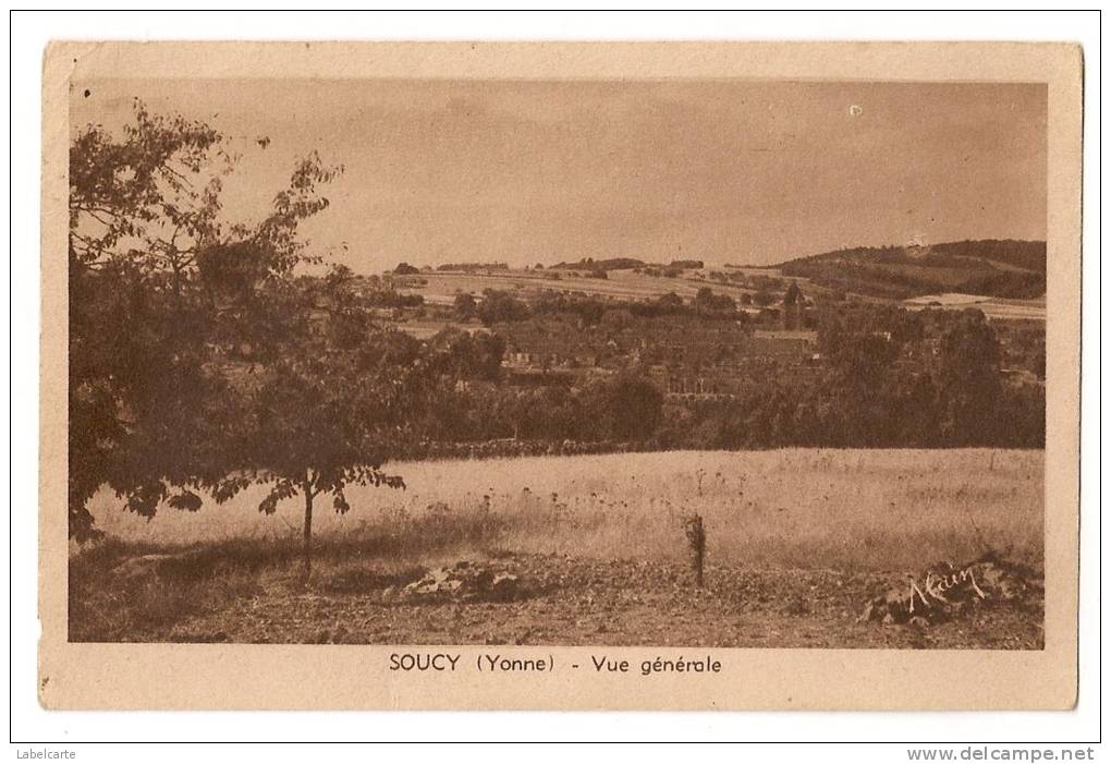 YONNE 89.SOUCY.VUE GENERALE. - Soucy