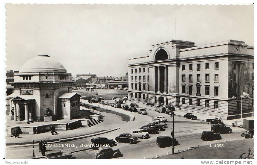 Warwickshire - Civic Centre, Birmingham - Real Photograph  X67 - Birmingham