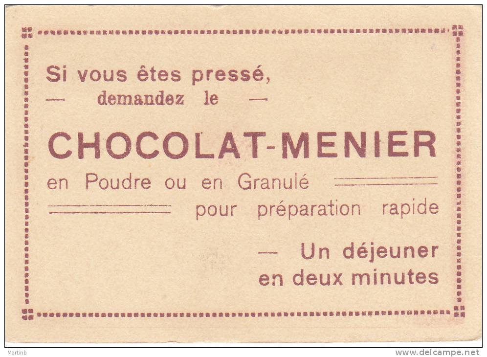 CHROMO  Image Chocolat MENIER  BERLIN  Porte Brandebourg   N° 525 - Menier