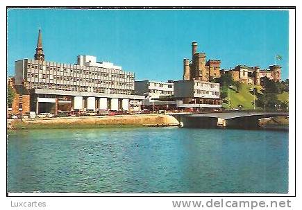 THE CASTLE AND NESS BRIDGE. INVERNESS. - Inverness-shire