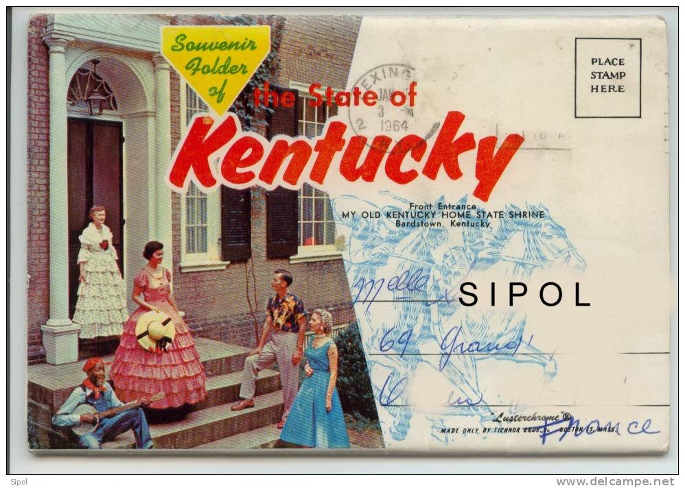 The State Of Kentucky - Souvenir Folder   Accordéon De 12 Vues - Autres & Non Classés