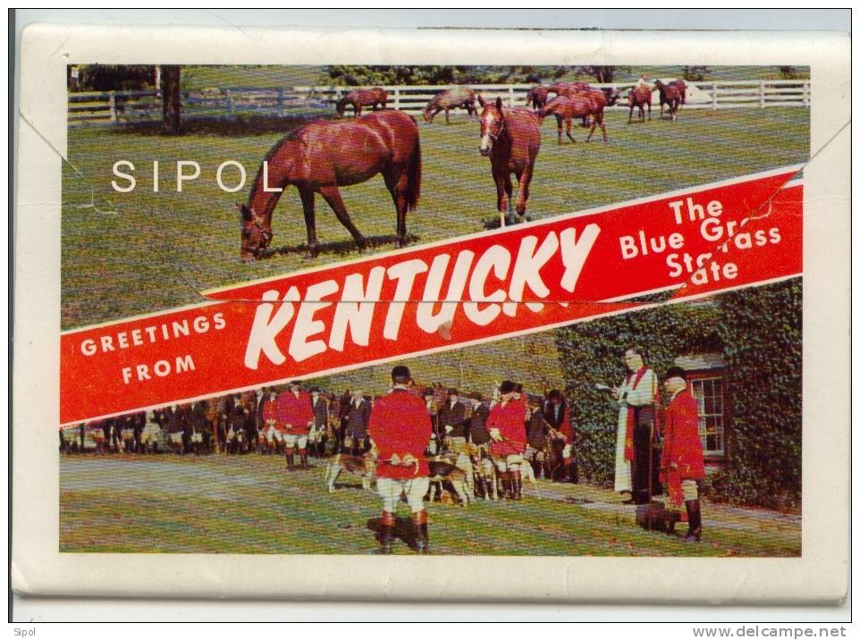 The State Of Kentucky - Souvenir Folder   Accordéon De 12 Vues - Autres & Non Classés