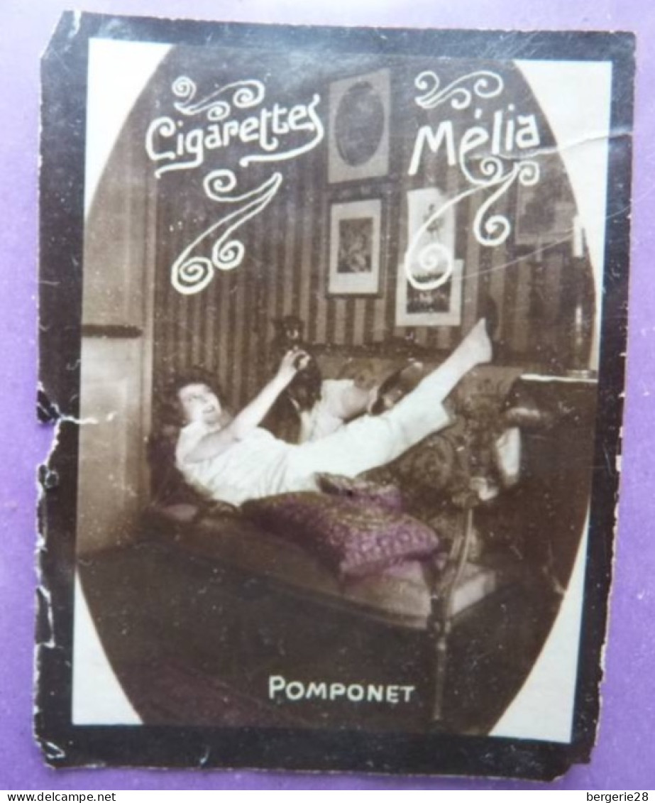 CIGARETTES MELIA CHROMO POMPONET ARTISTE - Melia