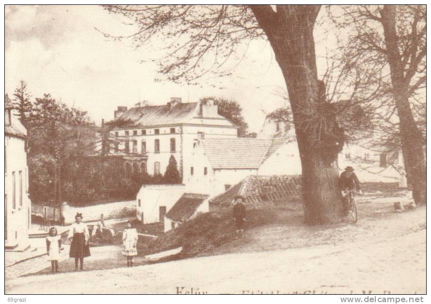 Feluy  Epitaphe Et Chateau De M. Penart  ( Carte Adeps ) - Seneffe