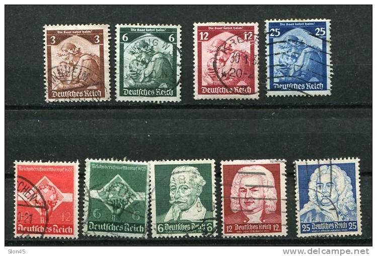 Germany 1935 Accumulation Used CV 20 Euro - Used Stamps