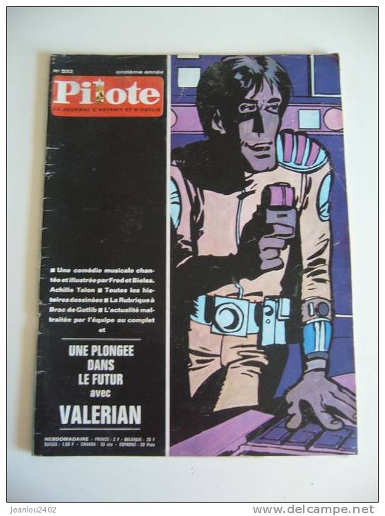 PILOTE N° 522 DU 06-11-1969 - Pilote