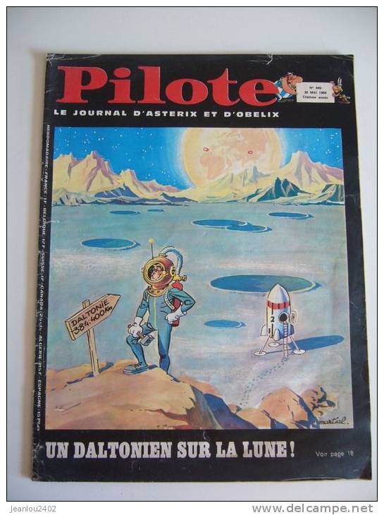 PILOTE N° 449 DU 30-05-1968 - Pilote