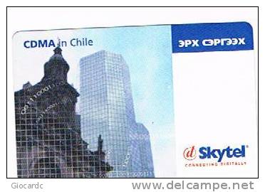 MONGOLIA - SKYTEL (REMOTE) - CDMA IN CHILE: BUILDINGS  EXP. 9/07    - USED °   RIF. 1806 - Mongolia