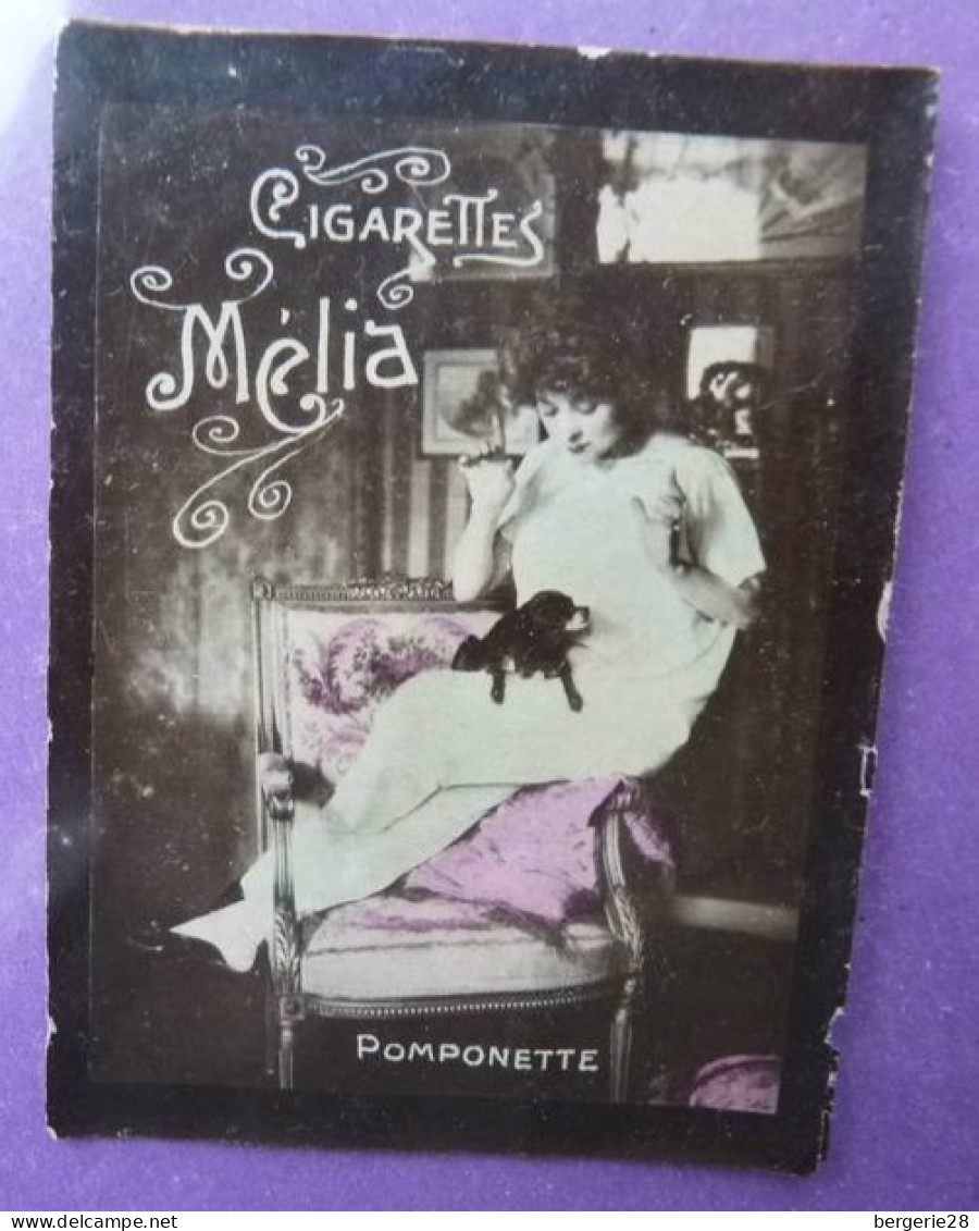 CIGARETTES MELIA CHROMO POMPONETTE ARTISTE Fauteuil - Melia