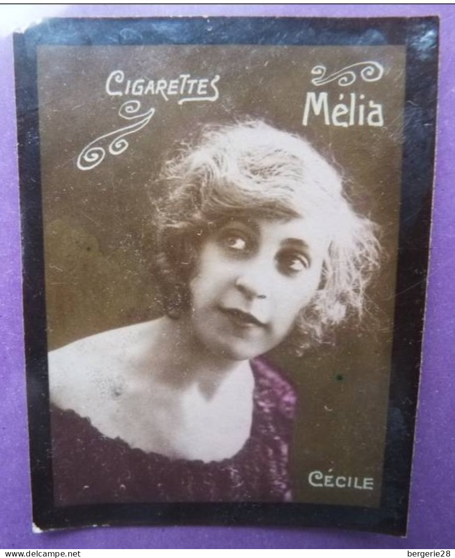 CIGARETTES MELIA CHROMO CECILE ARTISTE - Melia