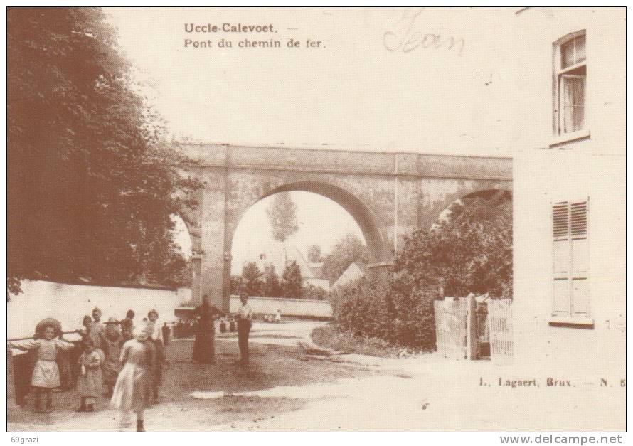 Uccle Calevoet  Pont Du Chemin De Fer ( Carte ADEPS ) - Uccle - Ukkel