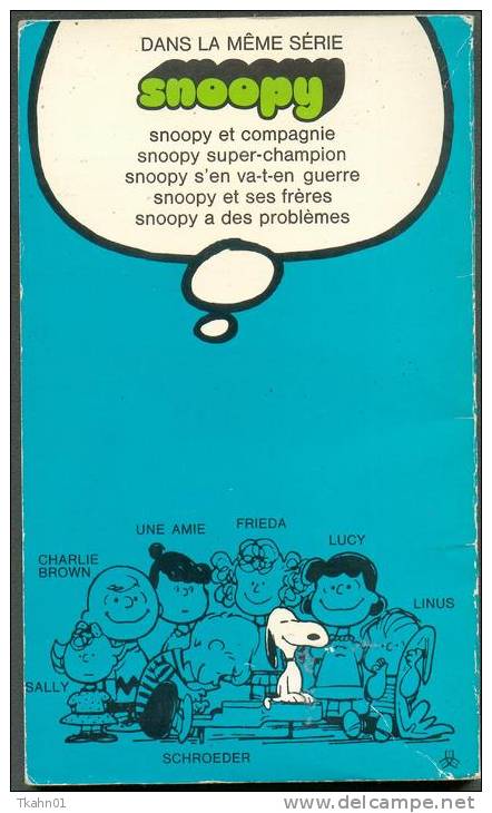 SNOOPY ET COMPAGNIE  N° 5  POCHE DE 1974 - Snoopy