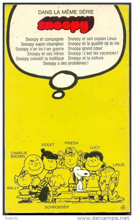 SNOOPY ET COMPAGNIE  N° 8  POCHE DE 1975 - Snoopy
