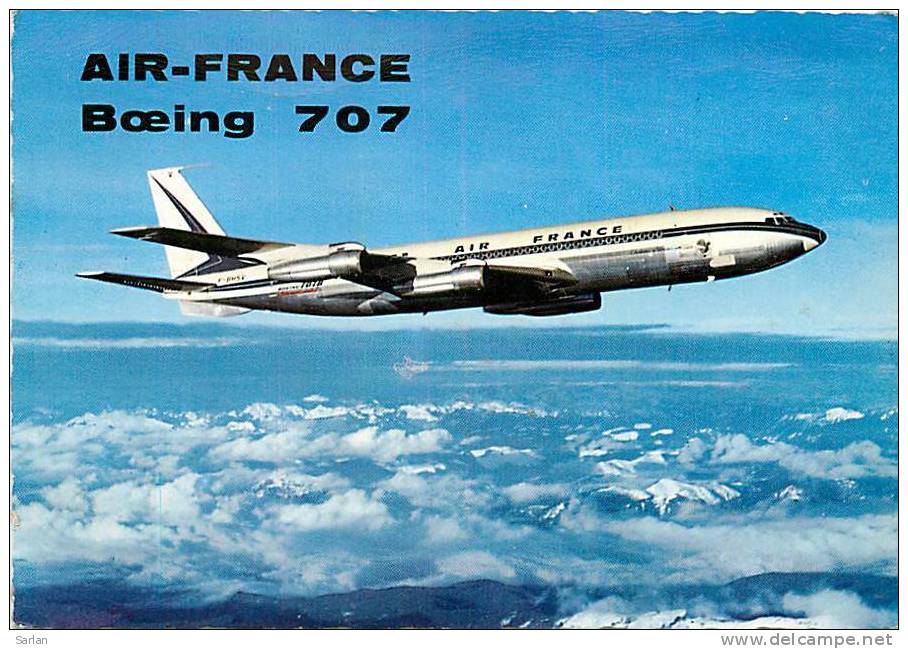 AVIATION , BOEING 707  , Air France , * M 897 - 1946-....: Moderne