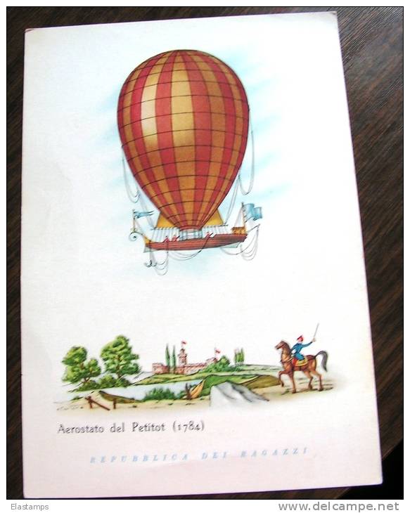 == Ballon  , Modern Card   * Italien - Milano - Luchtballon