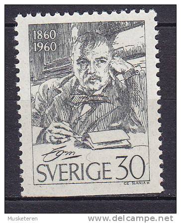 Sweden 1960 Mi. 455 Du      30 Öre Anders Zorn (Cz. Slania) 3-Sided Perf. MNH** - Neufs