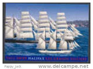 Canada 1865B BK # 230 1864 - 1865 Tall Ships Race Sailing Halifax Harbor 5 Se-tenant Pairs Self Stick Die-cut  & BONUS - Carnets Complets