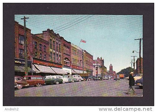 ILE DU PRINCE ÉDOUARD - CHARLOTTETOWN - PRINCE EDWARD ISLAND - STREET SCENE - BY S J HAYWARD MONTRÉAL - OLD CARS - Charlottetown