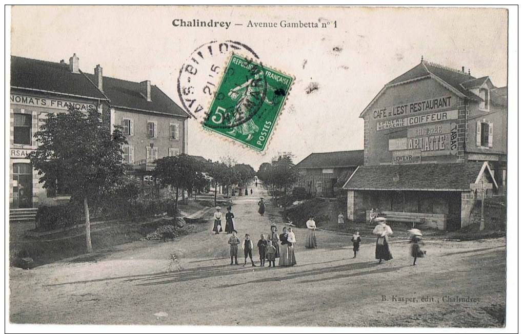 CHALINDREY - AVENUE GAMBETTA - Chalindrey