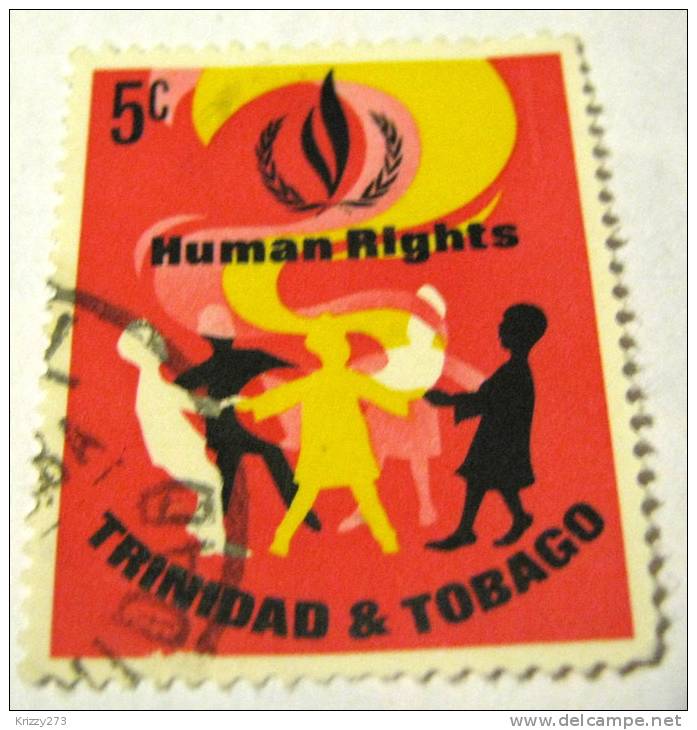 Trinidad And Tobago 1967 Human Rights 5c - Used - Trinidad & Tobago (1962-...)