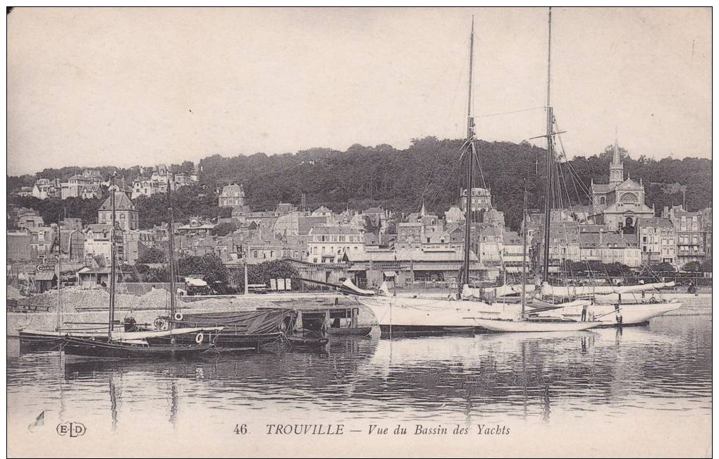 15i - 14 - Trouville-sur-Mer - Calvados - Vue Du Bassin Des Yachts - Trouville