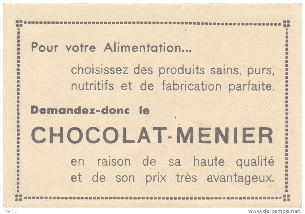 CHROMO  Image Chocolat MENIER  Chateau De Sooneck  N° 538 - Menier