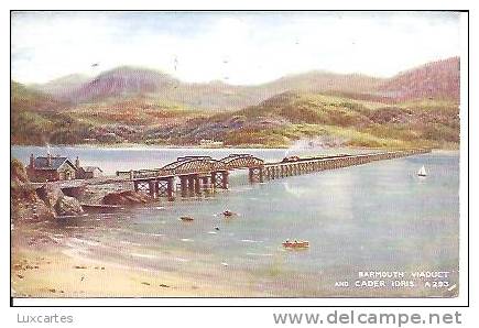 BARMOUTH VIADUCT AND CADER IDRIS. A 293. - Merionethshire