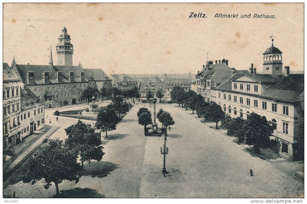 ALLEMAGNE - ZEITZ - Altmarkt Und Rathaus - Zeitz