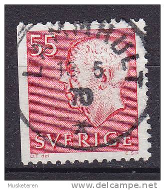 Sweden 1969 Mi. 631 Dl    55 Öre King König Gustaf VI. Adolf Deluxe LAMMHULT Cancel !! - Used Stamps