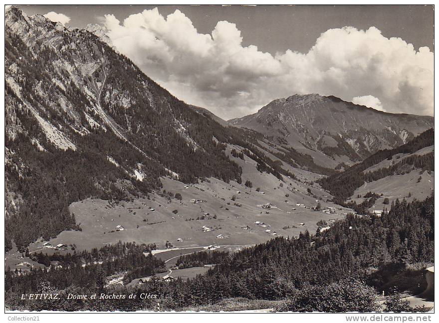 L ETIVAZ .... DOUVE ET ROCHERS DE CLEES - Vaz/Obervaz