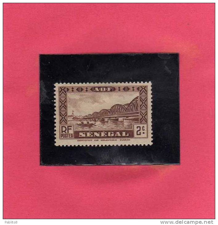 SENEGAL 1935 1940 PONT FALDHERBE BRIDGE CENT. 2c MNH - Unused Stamps