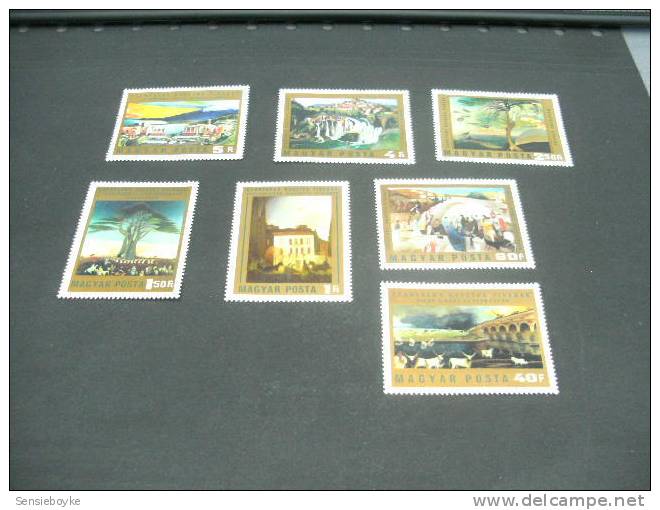 M676-Set  MNH Hungary -1973-  SC. 2231-2237-  Paintings By Tividar Kosztka Csontvary - Altri & Non Classificati