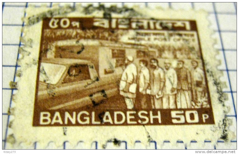 Bangladesh 1983 Mobile Post Office 50p - Bangladesch