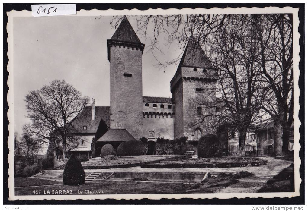 La Sarraz - Le Château Et Ses Jardins (6151) - La Sarraz