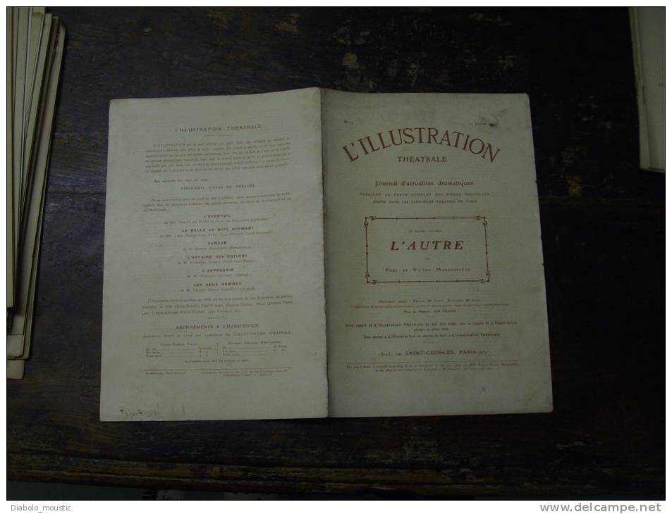 N° 77 Du  11 Janvier 1908      L ' AUTRE Par  Paul Et Victor Margueritte - Auteurs Français