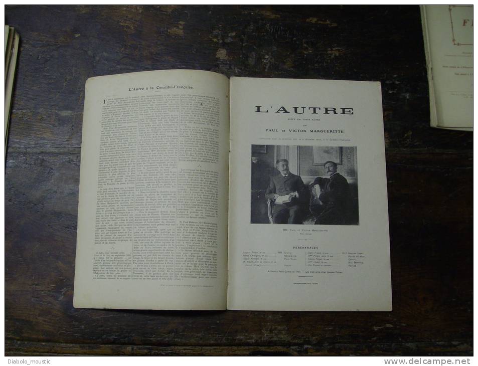 N° 77 Du  11 Janvier 1908      L ' AUTRE Par  Paul Et Victor Margueritte - Auteurs Français