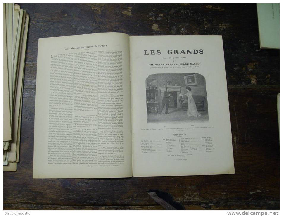 N°109 Du  13 Février 1909   LES GRANDS   Par Veber Et Serge Basset - Französische Autoren
