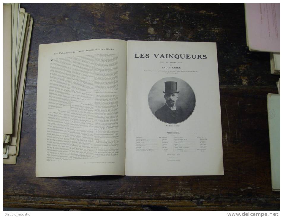 N° 107  Du  23 Janvier  1909             LES VAINQUEURS      Par  Emile  Fabre - French Authors