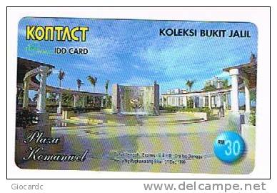 MALESIA (MALAYSIA) - TIME TELEKOM (REMOTE) - IDD CARD KONTACT: PLAZA KOMANWEL EXP. 12.99    - USED ° - RIF. 1895 - Malasia