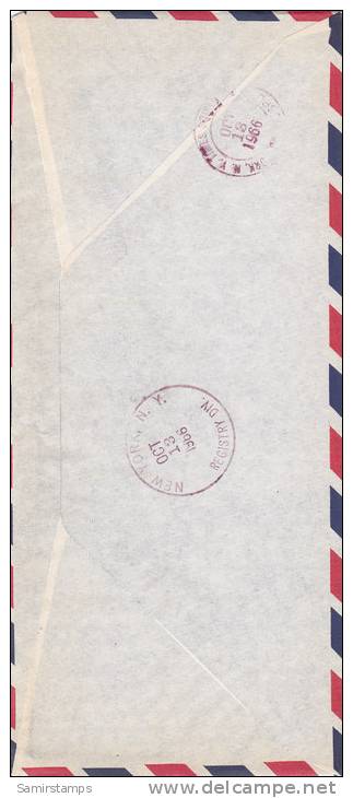 Manama,cover Registr.sent To USA With Compl.set Space 1966-overpint New Value-2ne Scan Date-Scarce-SKRILL PAY ONLY - Manama